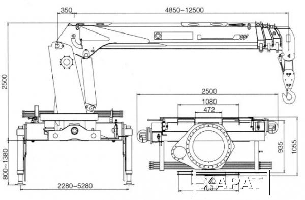 Фото Крановоманипуляторная установка Xcmg SQ12SK3Q