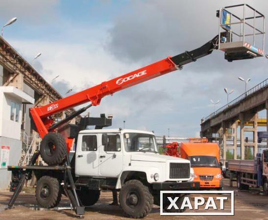 Фото Автовышка Socage T-322 на шасси ГАЗ-33081 (двухрядная кабина)