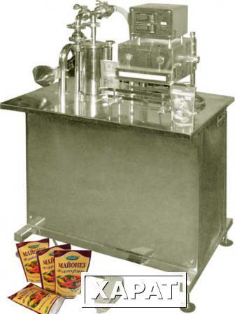 Фото Полуавтомат фасовочно-упаковочный У-01 (серия 145) (без дозатора) для розлива жидких и пастообразных продуктов в пакеты дой-пак
