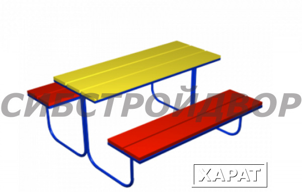 Фото Столик со скамейками 1