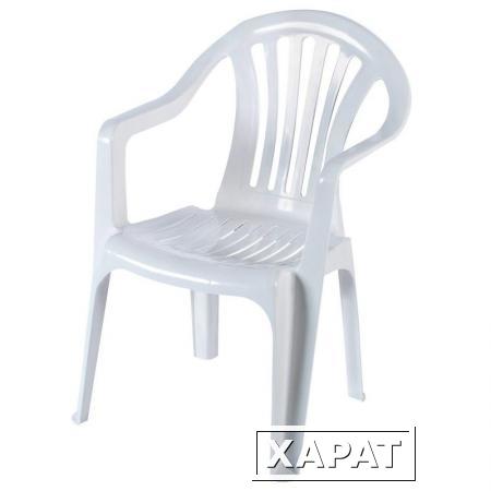 Фото Стулья и кресла для дачи PRORAB Кресло пластиковое белое