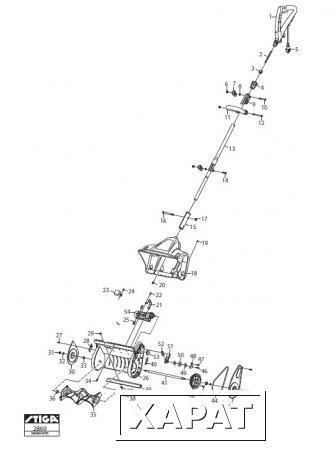 Фото Шнур питания снегоуборочной лопаты Stiga ST 1131 E (рис.5)