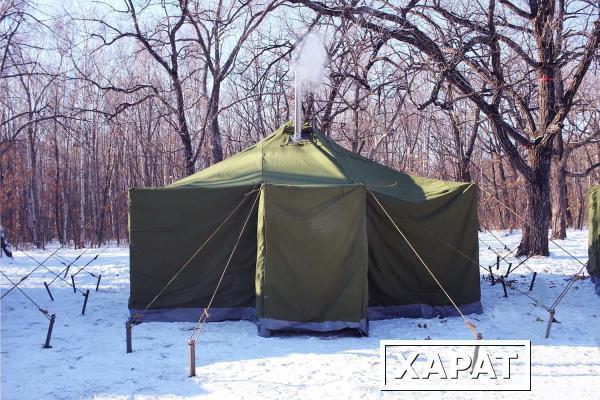 Фото Палатка бескаркасная УСТ-56 (вместимость 16 чел)