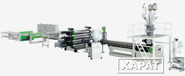 Фото Экструзионная линия однослойная/многослойная для производства листа из АБС