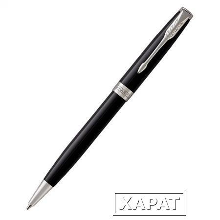 Фото Parker Шариковая ручка Essential Black Lacquer CT Parker Sonnet