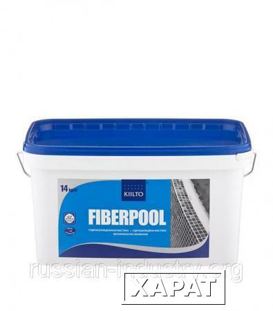 Фото Гидроизоляционная мастика KIILTO Fiberpool 14 кг