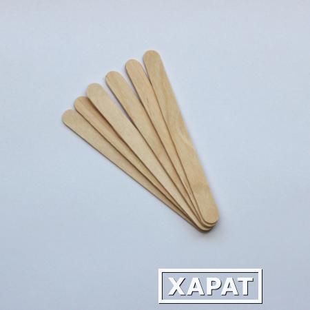 Фото Дегустационная палочка 105 мм одноразовая деревянная березовая.