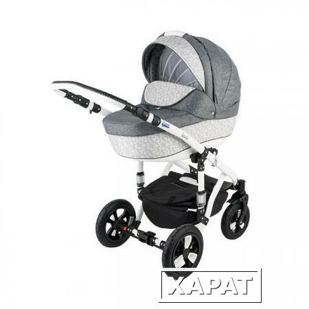 Фото Коляска 2в1 BeBe-Mobile Toscana 227W темно-серый/серый