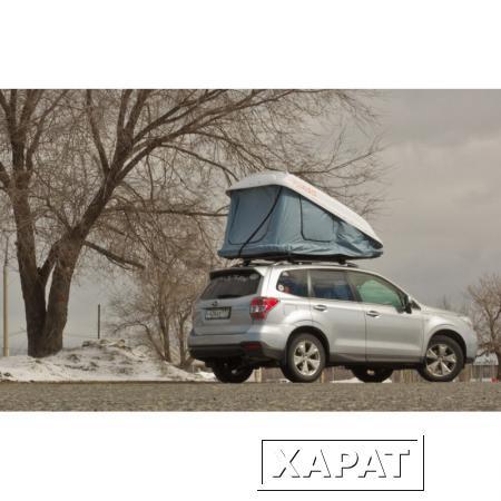 Фото Yuago Палатка на крышу автомобиля + багажный бокс на 1000 литров Yuago TRAVEL (белая)