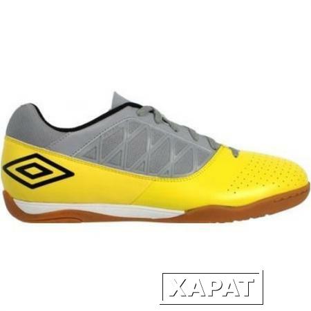 Фото Кроссовки зальные Umbro Vision 2 League-A (Размер: 7; Цвет: Желто-черно-серые;)