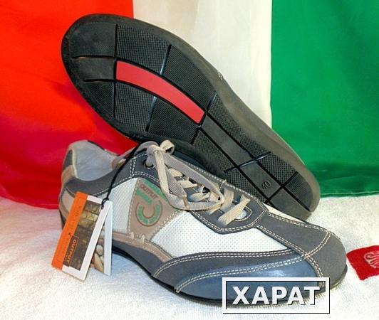 Фото Кроссовки мужские кожаные фирмы OUTPUT оригинал из Италии