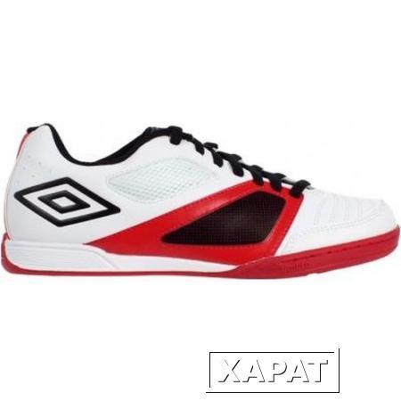 Фото Игровая обувь для зала Umbro Futsal Street 2 (Размер: 7; Цвет: Бело-черно-красные;)