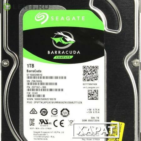 Фото HDD 1000 GB (1 TB) SATA-III Barracuda (ST1000DM010): Жесткий диск (HDD)
