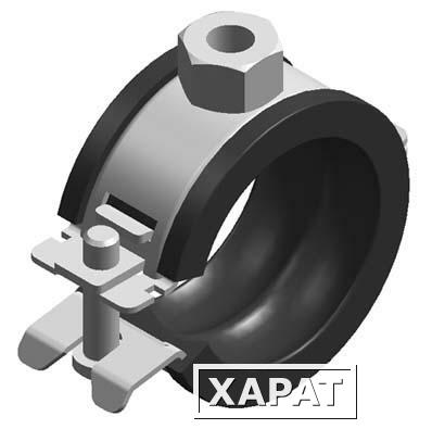 Фото Хомут С-образный MEFA SIGMA с изоляцией и гайкой M8 для труб