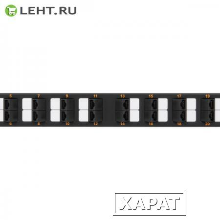 Фото NMC-RP24UD2-AN-1U-BK: Патч-панель 19″