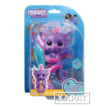 Фото Интерактивная игра FINGERLINGS 3584 Дракон Калин