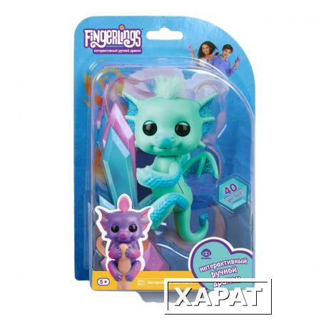 Фото Интерактивная игра FINGERLINGS 3582 Дракон Ноа