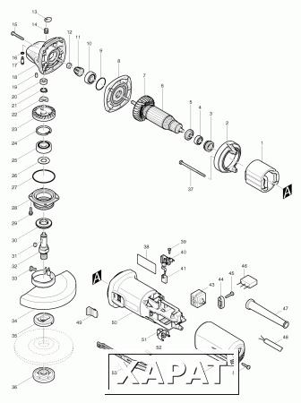 Фото Штифт MAKITA 9555NB мет.фиксатора шпинделя