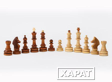 Фото Фигуры шахматные гроссмейстерские утяжеленные (Стаунтон №7) H-4