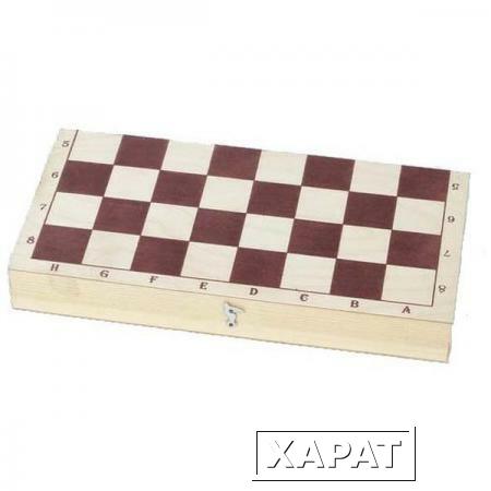 Фото Доска шахматная деревянная складная 29х29см