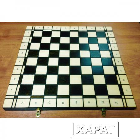 Фото Доска шахматная деревянная складная 50 см