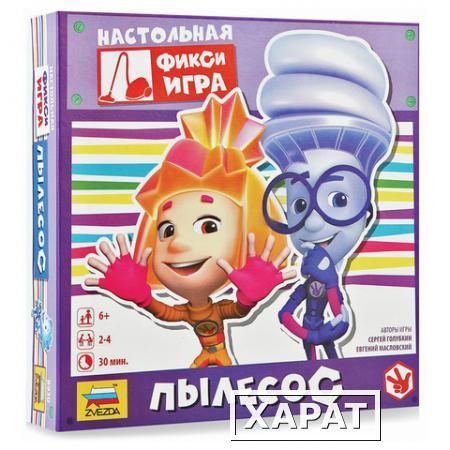 Фото Игра-ходилка настольная детская "Фиксики. Пылесос"