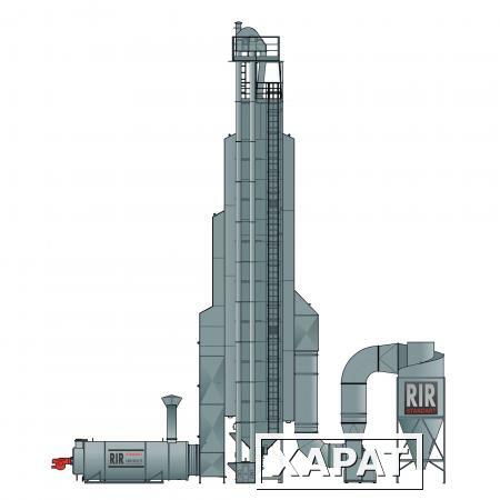 Фото Зерносушилки шахтные RIR-У производительность от 20 до 80 т/ч