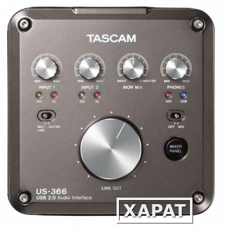 Фото Внешняя студийная звуковая карта TASCAM US-366