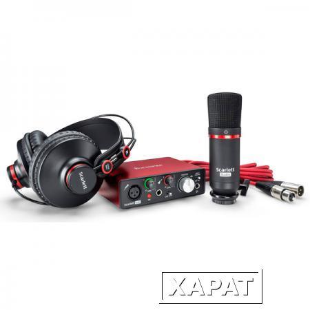 Фото Внешняя студийная звуковая карта Focusrite Scarlett Solo Studio 2nd Gen