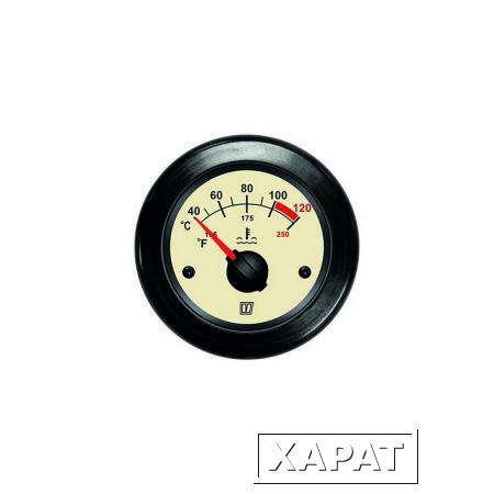 Фото Vetus Индикатор температуры охлаждающей жидкости Vetus TEMPN 63 мм 12/24 В 40°C - 120°C кремовый