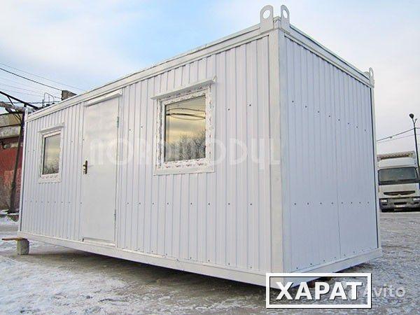 Фото Бытовка металл (блок-контейнер) 6x2.4м