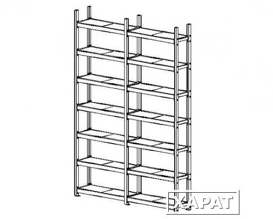 Фото Стеллажи металлические разборные АС-М