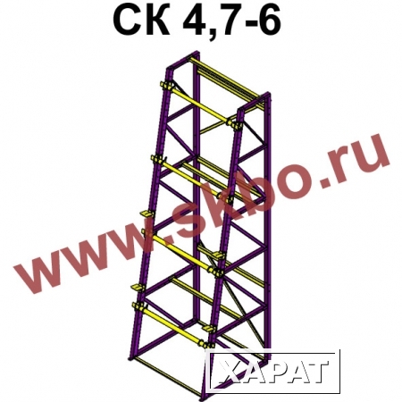 Фото Стеллаж для кабельных барабанов СК 4,7-6