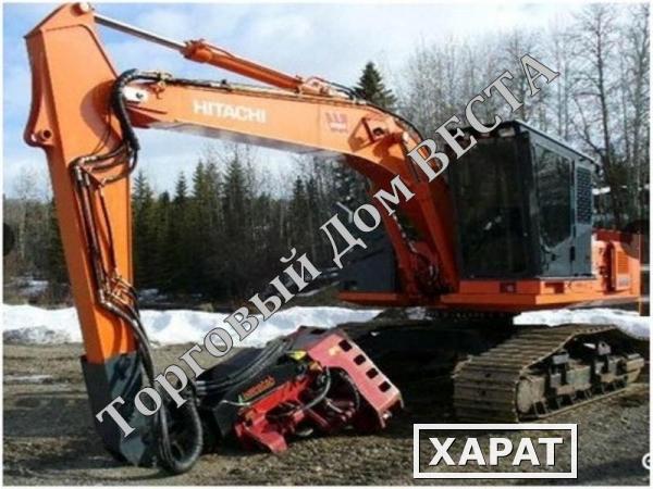 Фото HITACHI ZX200 LL с харвестерной головкой,2005 года.