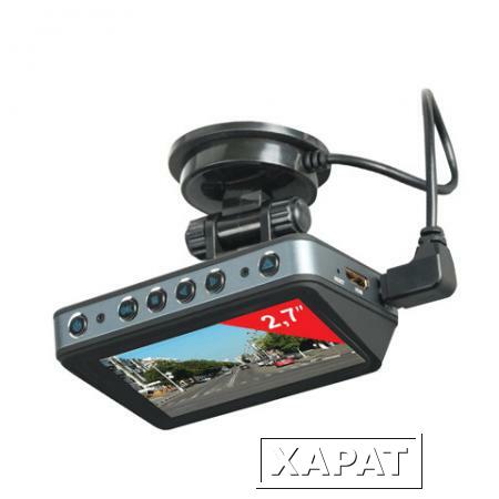 Фото Видеорегистратор автомобильный SONNEN DVR-560, FullHD, 120°, экран 2,7'', GPS, G-сенсор, microSD, HDMI