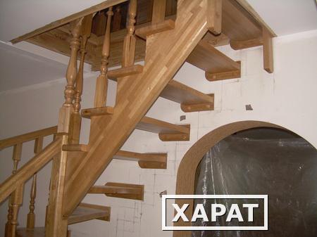Фото Лестницы деревянные от производителя. Проектирование, изготовление и монтаж.