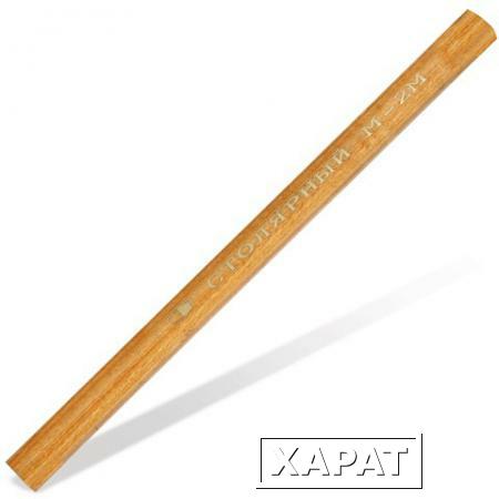 Фото Карандаш столярный Красин, для уроков труда, прямоугольный, 177 мм