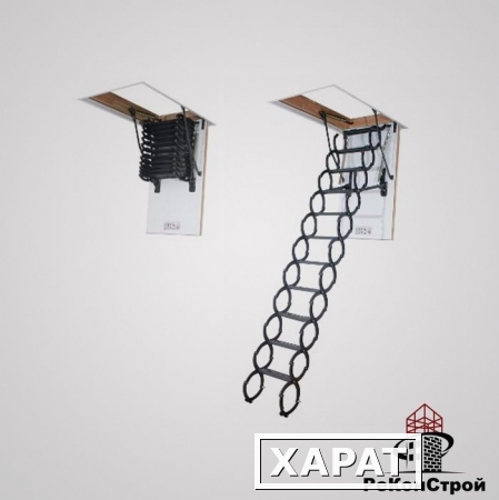 Фото Чердачная металлическая термоизоляционная лестница FAKRO LST 50х80х280мм, в Белгороде!