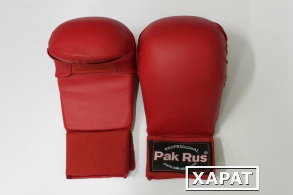 Фото Перчатки для карате Pak Rus красные PR-1260 (52692)