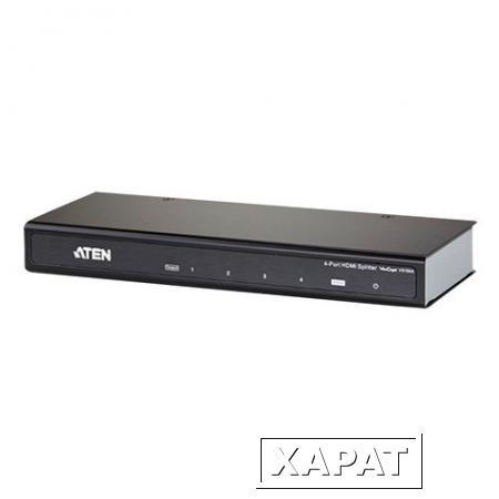 Фото Разветвитель ATEN, 4-портовый HDMI-видеоразветвитель, VS184A