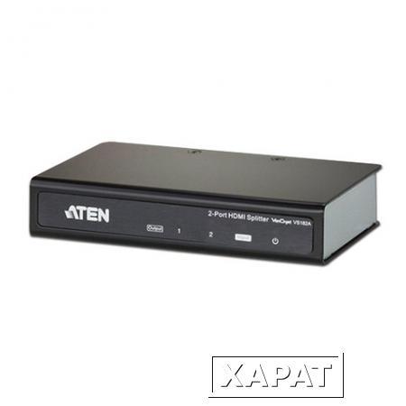Фото Разветвитель ATEN, 2-портовый HDMI-видеоразветвитель, VS182A