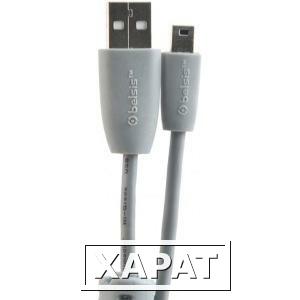 Фото Мультимедийный кабель USB2.0 A вилка - Mini USB 5P с ф/фильтром вилка, 3м Belsis BW1421