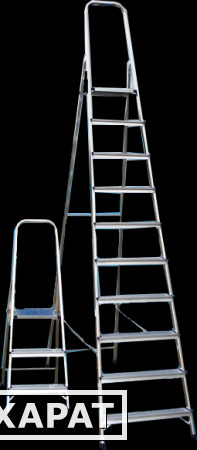 Фото Профильная лестница-стремянка металлическая оцинкованная Sarayli