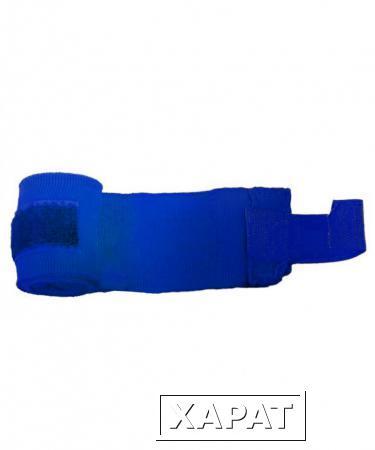 Фото Бинт боксерский С-311, 2,5м, эластик, синий (143068)