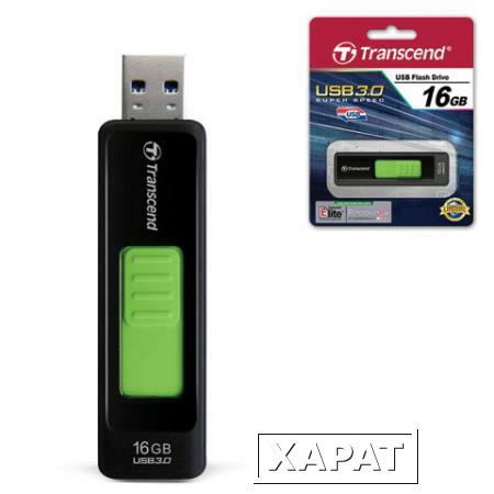 Фото Флэш-диск 16 GB, TRANSCEND Jet Flash 760, USB 3.0, черный