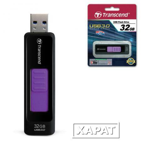 Фото Флэш-диск 32 GB, TRANSCEND Jet Flash 760, USB 3.0, черный