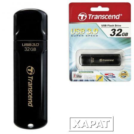 Фото Флэш-диск 32 GB, TRANSCEND Jet Flash 700, USB 3.0, черный