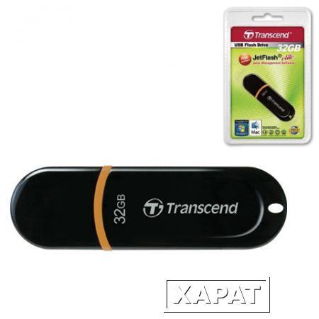 Фото Флэш-диск 32 GB, TRANSCEND Jet Flash 300, USB 2.0, черный