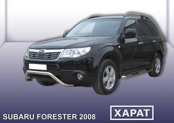 Фото Slitkoff Кенгурятник d57 мини Subaru Forester 2008