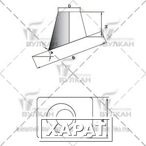 Фото Кровельный элемент 0° DKH d 300 полированный